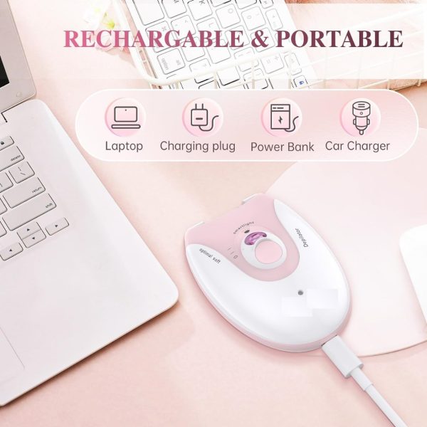 Daling DL-6032 Cordless Epilator – Painless Hair Removal for Women
